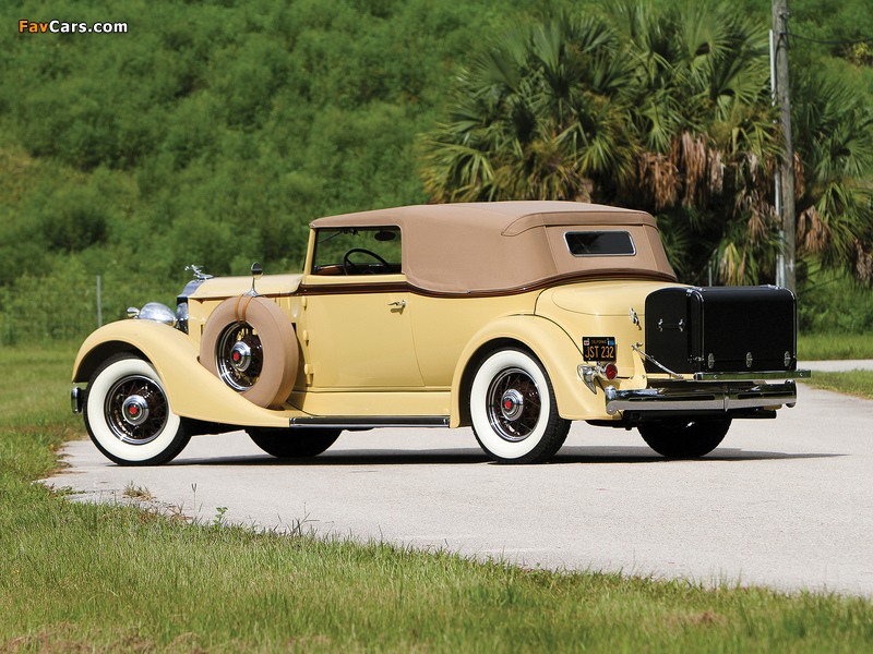 Images of Packard Eight Convertible Victoria 1934 (800 x 600)