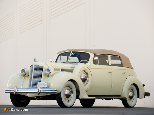 Images of Packard Eight Convertible Sedan (1601-1197) 1938 (640 x 480)