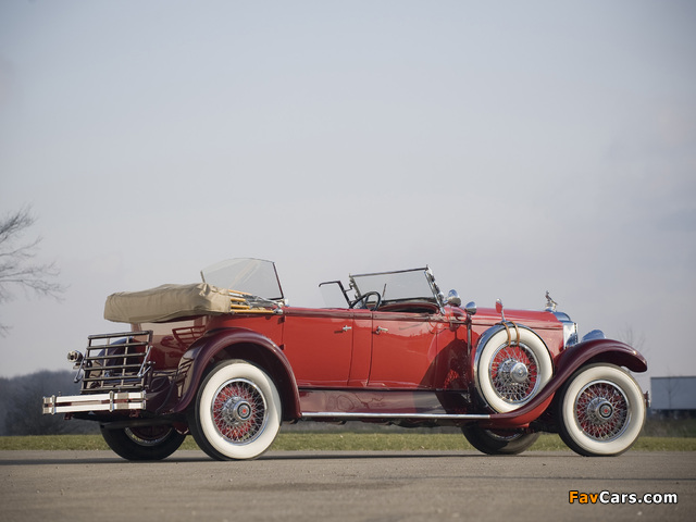 Packard Deluxe Eight Dual Cowl Phaeton (645) 1929 pictures (640 x 480)