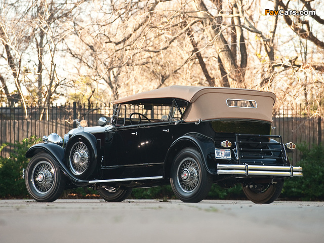 Packard Deluxe Eight Sport Phaeton 1930 photos (640 x 480)