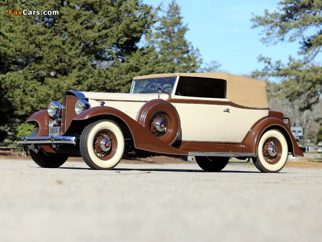 Packard Eight Convertible Victoria by Dietrich (1002-627) 1933 pictures (640 x 480)