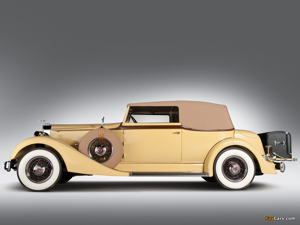 Packard Eight Convertible Victoria 1934 images (1024 x 768)