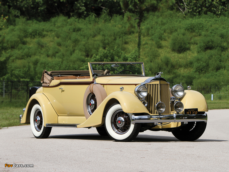 Packard Eight Convertible Victoria 1934 pictures (800 x 600)