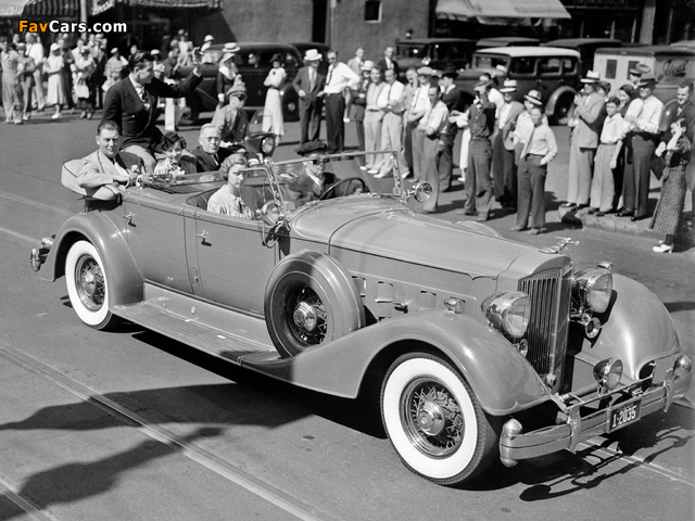 Packard Eight Dual Cowl Sport Phaeton (1101-721) 1934 pictures (640 x 480)