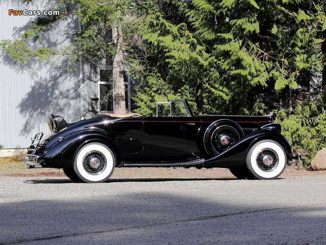 1936 Packard Eight Coupe Roadster (1402-919) 1935–36 photos (640 x 480)