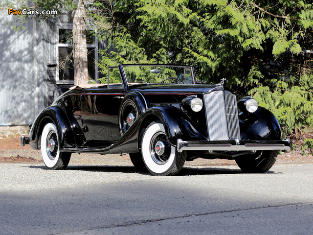 1936 Packard Eight Coupe Roadster (1402-919) 1935–36 photos (640 x 480)