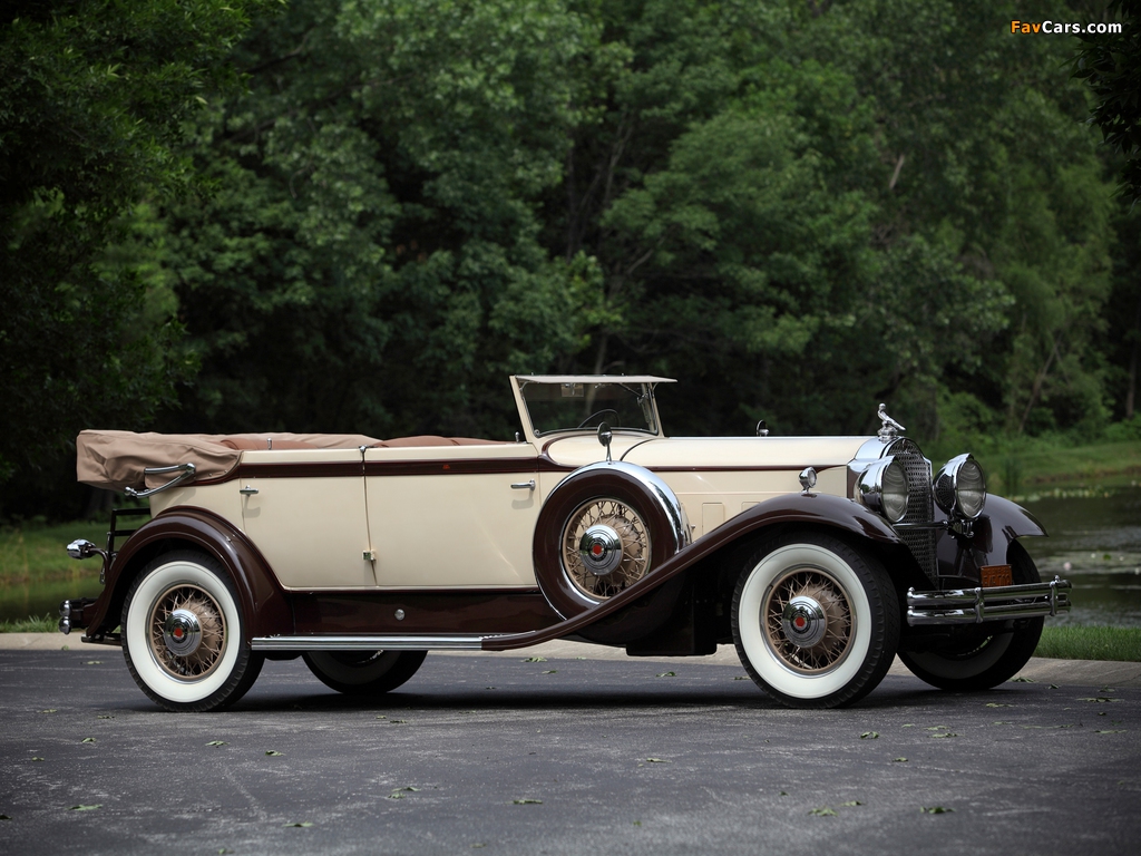 Photos of Packard Eight Individual Custom Convertible Sedan by Dietrich (840) 1931 (1024 x 768)