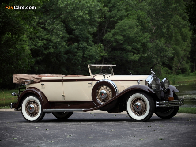 Photos of Packard Eight Individual Custom Convertible Sedan by Dietrich (840) 1931 (640 x 480)