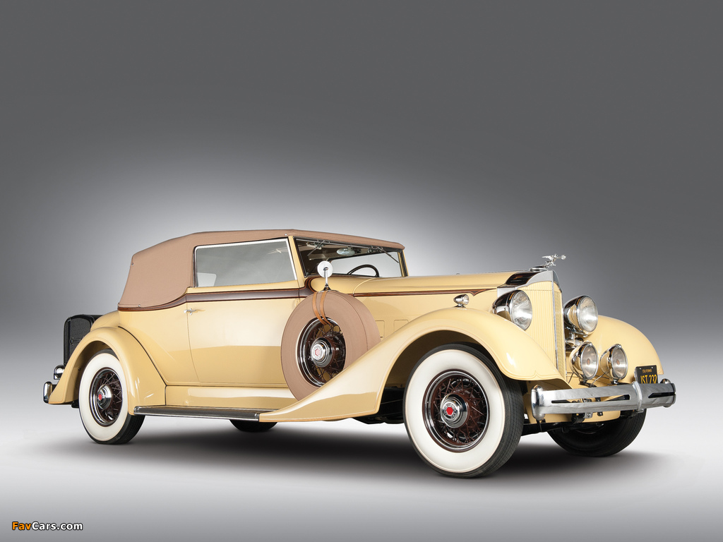 Photos of Packard Eight Convertible Victoria 1934 (1024 x 768)