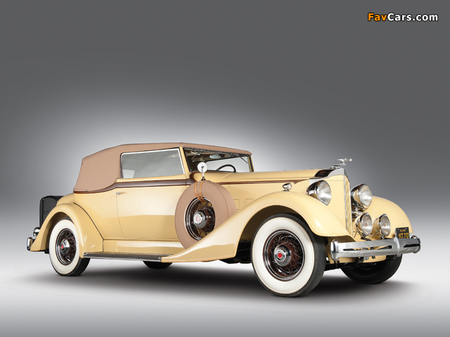 Photos of Packard Eight Convertible Victoria 1934 (640 x 480)