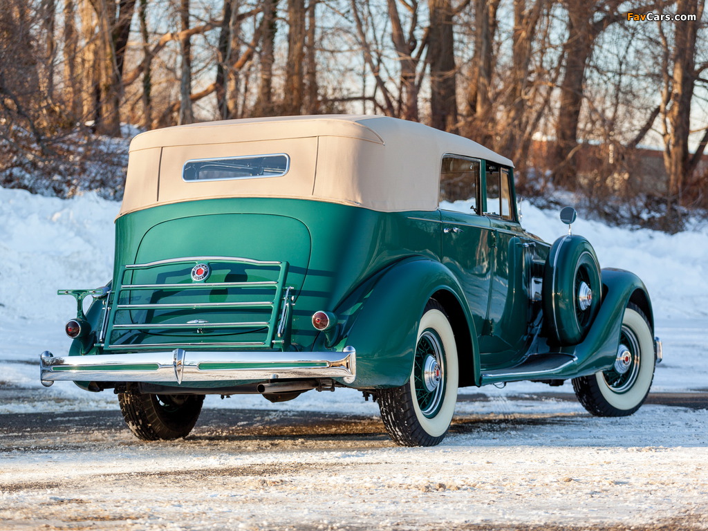 Photos of Packard Eight Convertible Sedan (1402-963) 1936 (1024 x 768)