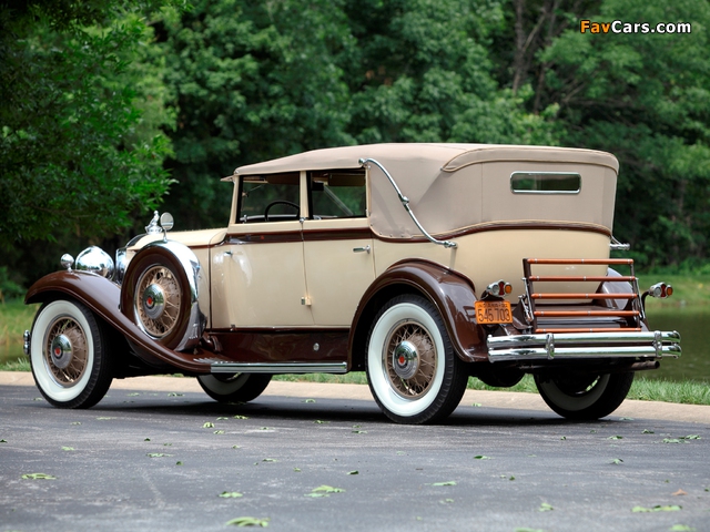 Pictures of Packard Eight Individual Custom Convertible Sedan by Dietrich (840) 1931 (640 x 480)