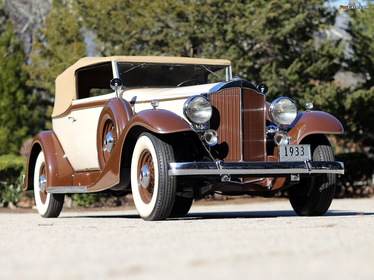 Pictures of Packard Eight Convertible Victoria by Dietrich (1002-627) 1933 (1280 x 960)