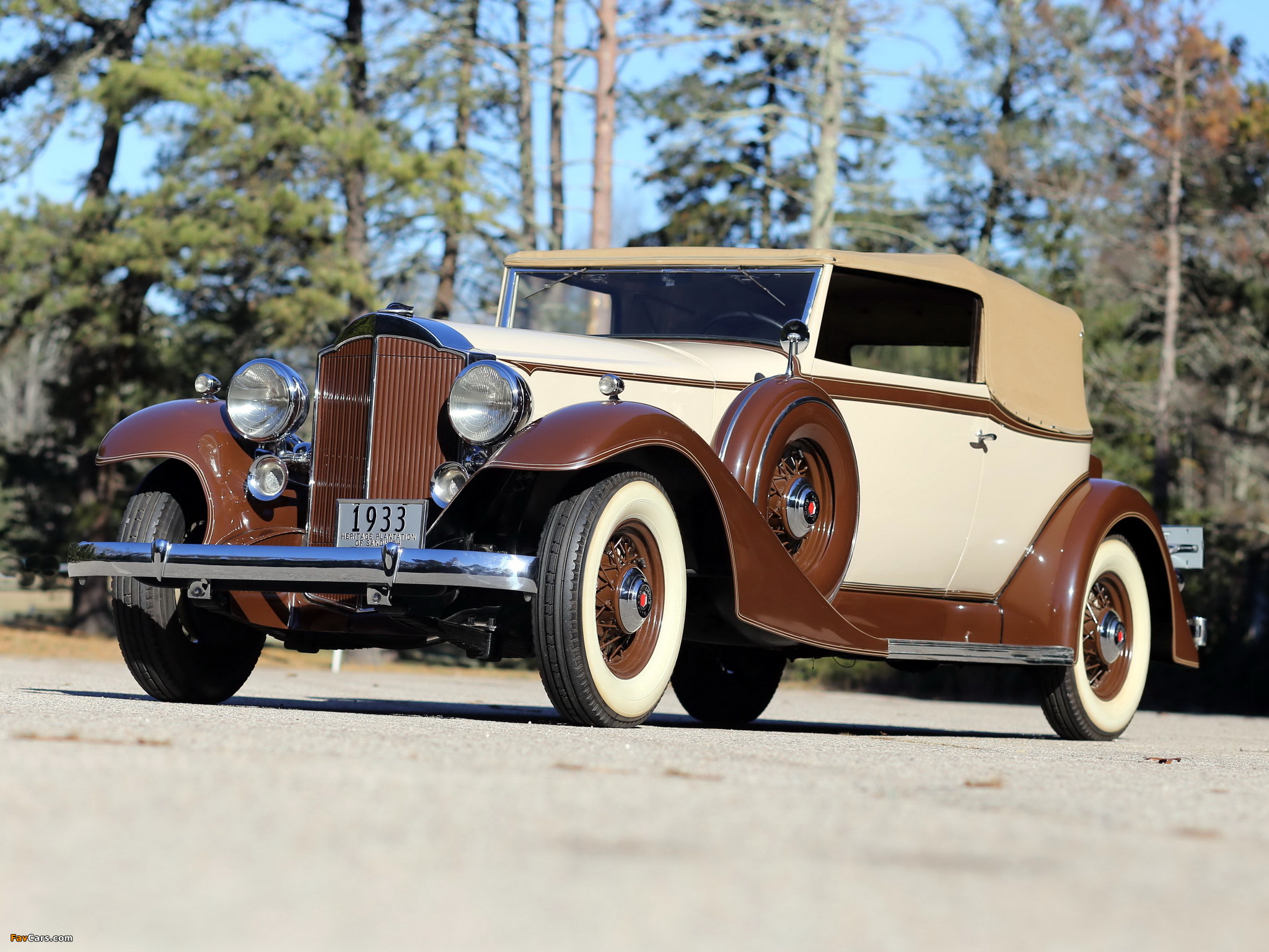 Pictures of Packard Eight Convertible Victoria by Dietrich (1002-627) 1933 (2048 x 1536)