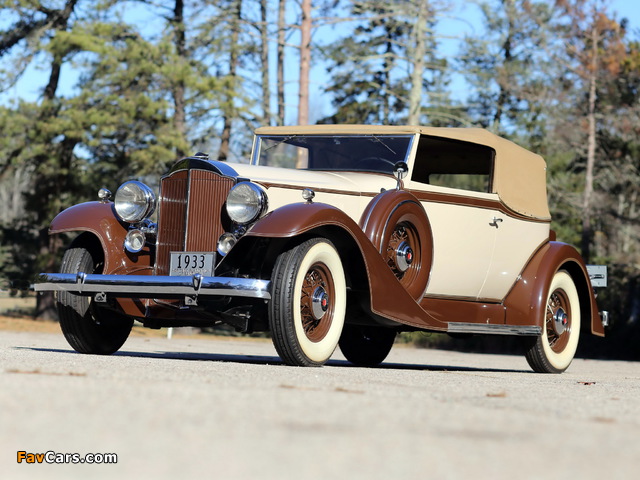 Pictures of Packard Eight Convertible Victoria by Dietrich (1002-627) 1933 (640 x 480)