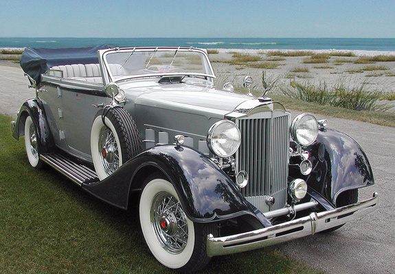 Pictures of Packard Eight Convertible Sedan 1934