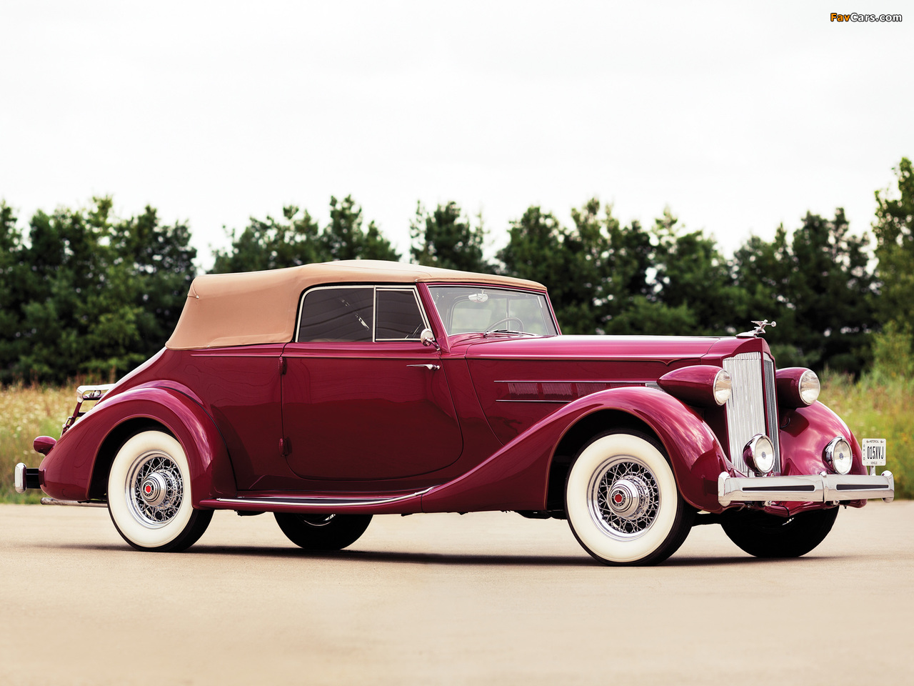 Pictures of Packard Eight Convertible Victoria (1201-807) 1935 (1280 x 960)