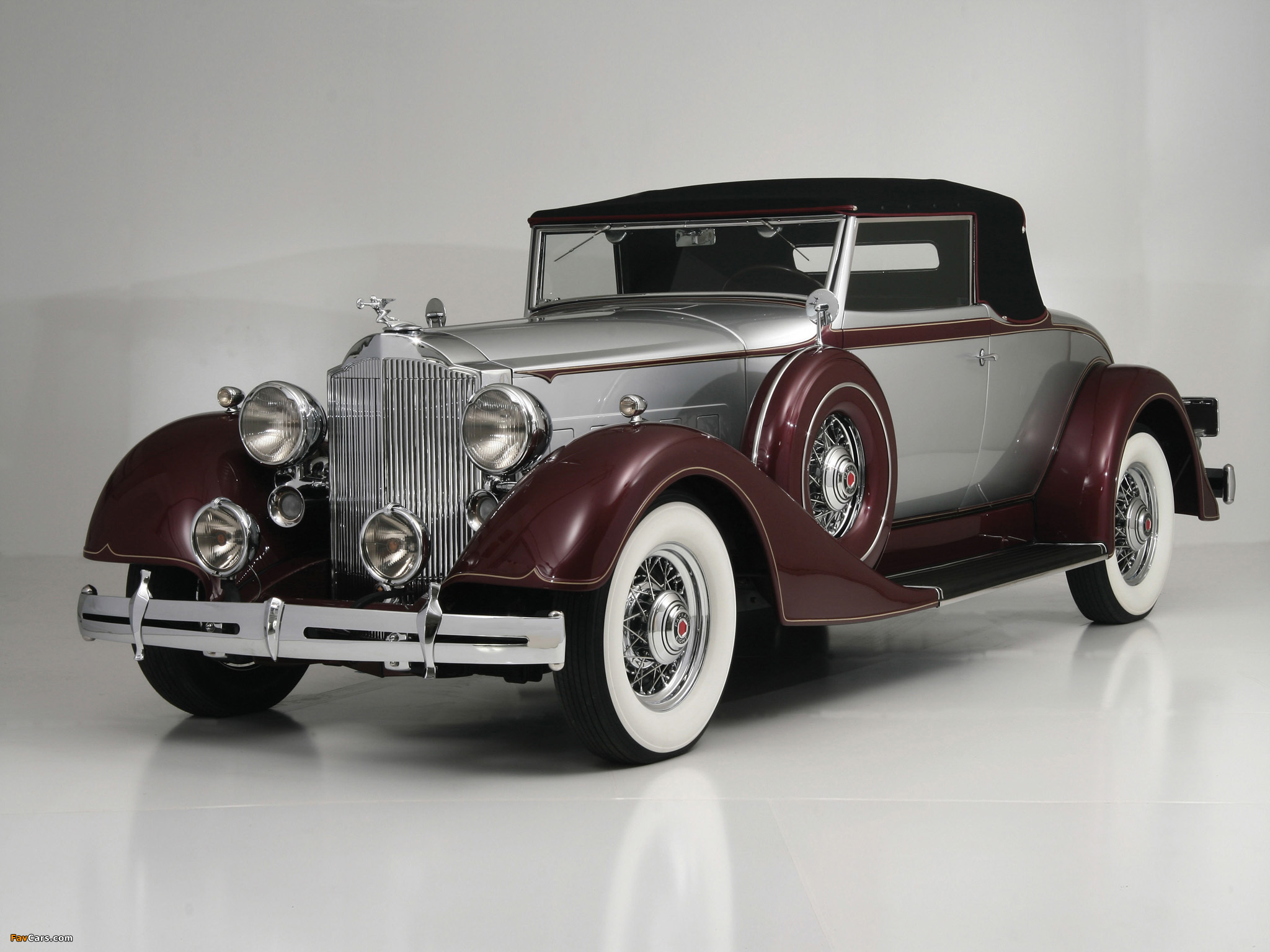 1934 Packard Eight Coupe Roadster (1101-719) 1933–34 wallpapers (2048 x 1536)