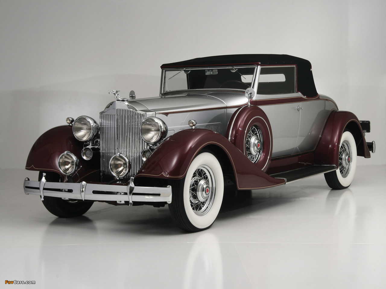 1934 Packard Eight Coupe Roadster (1101-719) 1933–34 wallpapers (1280 x 960)