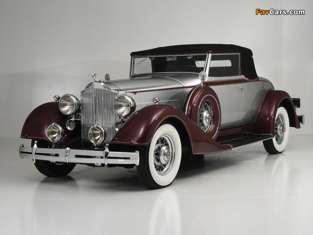 1934 Packard Eight Coupe Roadster (1101-719) 1933–34 wallpapers (640 x 480)