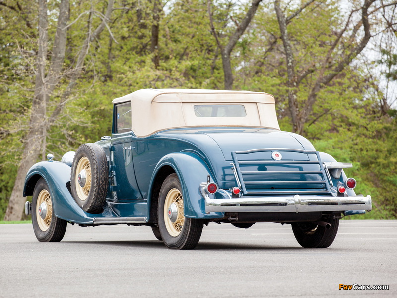 1934 Packard Eight Coupe Roadster (1101-719) 1933–34 wallpapers (800 x 600)