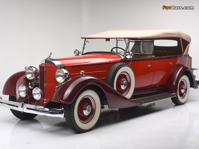 Packard Eight 7-passenger Touring (1101-710) 1933–34 wallpapers (640 x 480)