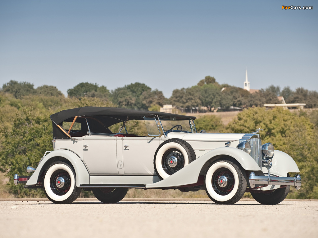 Packard Eight Dual Cowl Sport Phaeton (1101-721) 1934 wallpapers (1024 x 768)