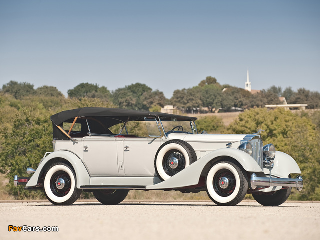 Packard Eight Dual Cowl Sport Phaeton (1101-721) 1934 wallpapers (640 x 480)