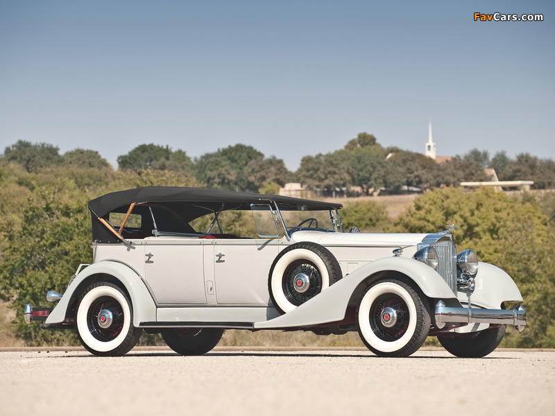 Packard Eight Dual Cowl Sport Phaeton (1101-721) 1934 wallpapers (800 x 600)