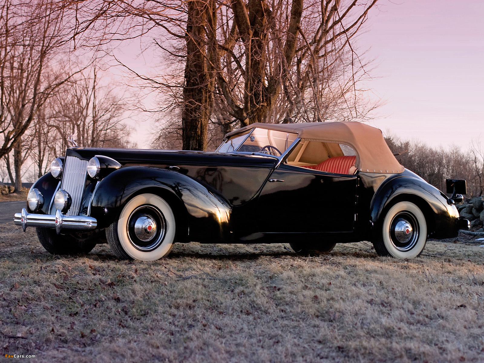 Packard Eight Convertible Victoria by Darrin 1938 wallpapers (1600 x 1200)