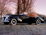 Packard Eight Convertible Victoria by Darrin 1938 wallpapers