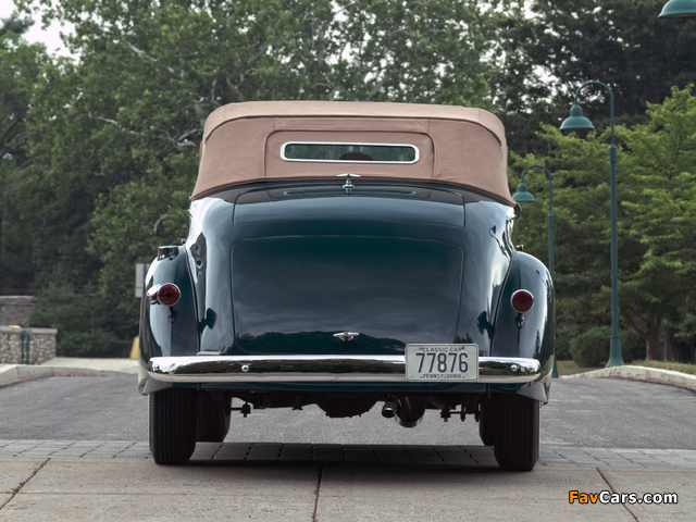 Packard Six Convertible (115-C) 1937 pictures (640 x 480)