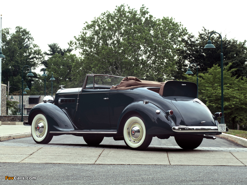 Packard Six Convertible (115-C) 1937 wallpapers (800 x 600)