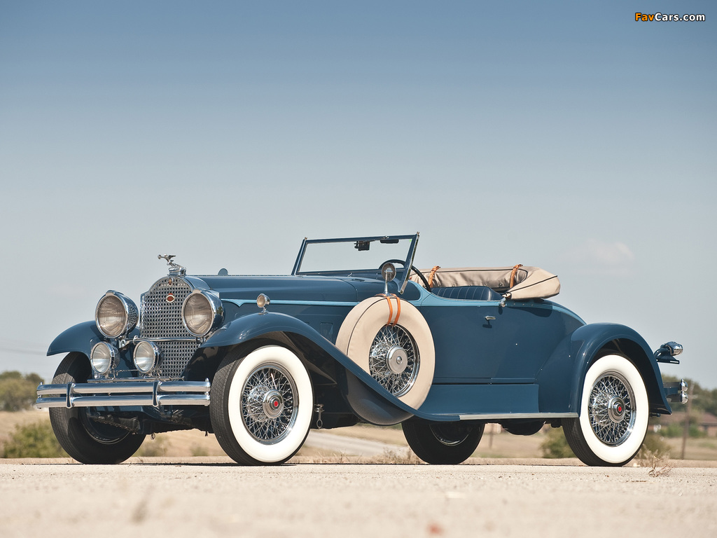 Packard Speedster Eight Boattail Roadster/Runabout (734-422/452) 1930 pictures (1024 x 768)