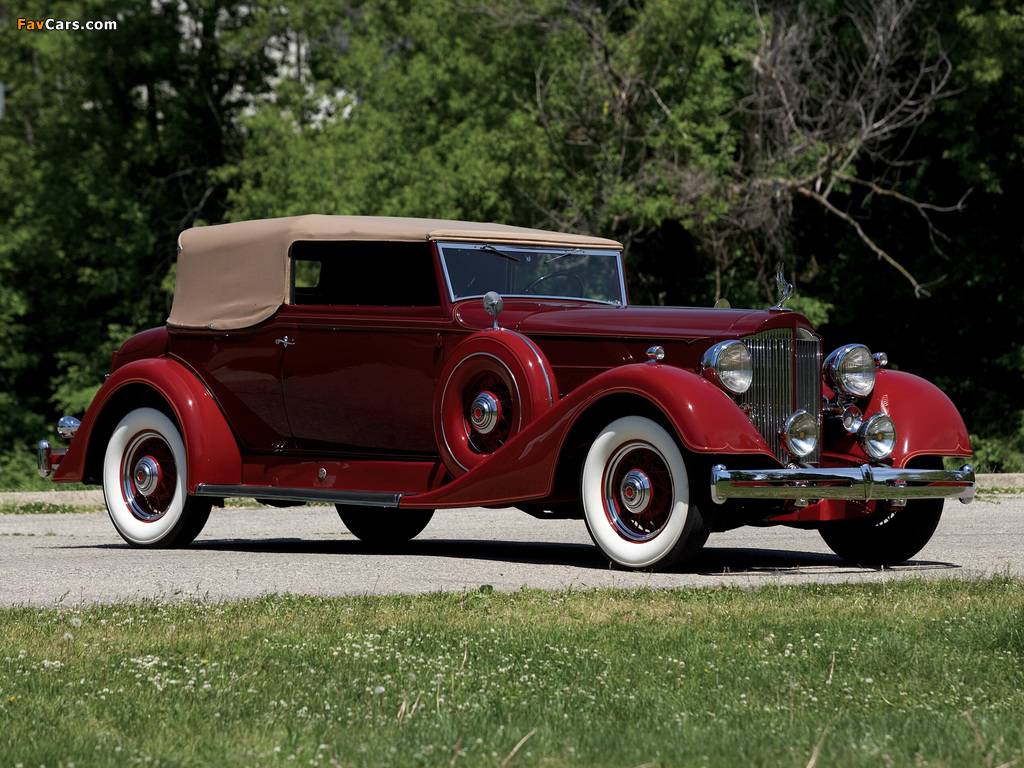 Images of Packard Super Eight Convertible Victoria (1104-767) 1934 (1024 x 768)