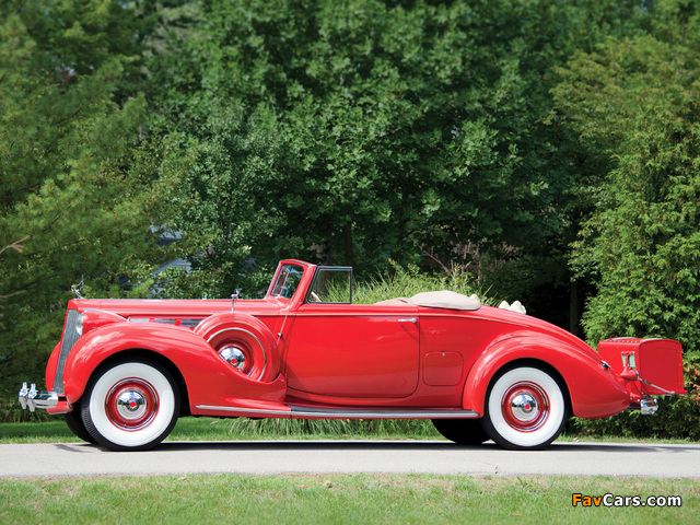 Images of Packard Super Eight Convertible Coupe (1604-1119) 1938 (640 x 480)