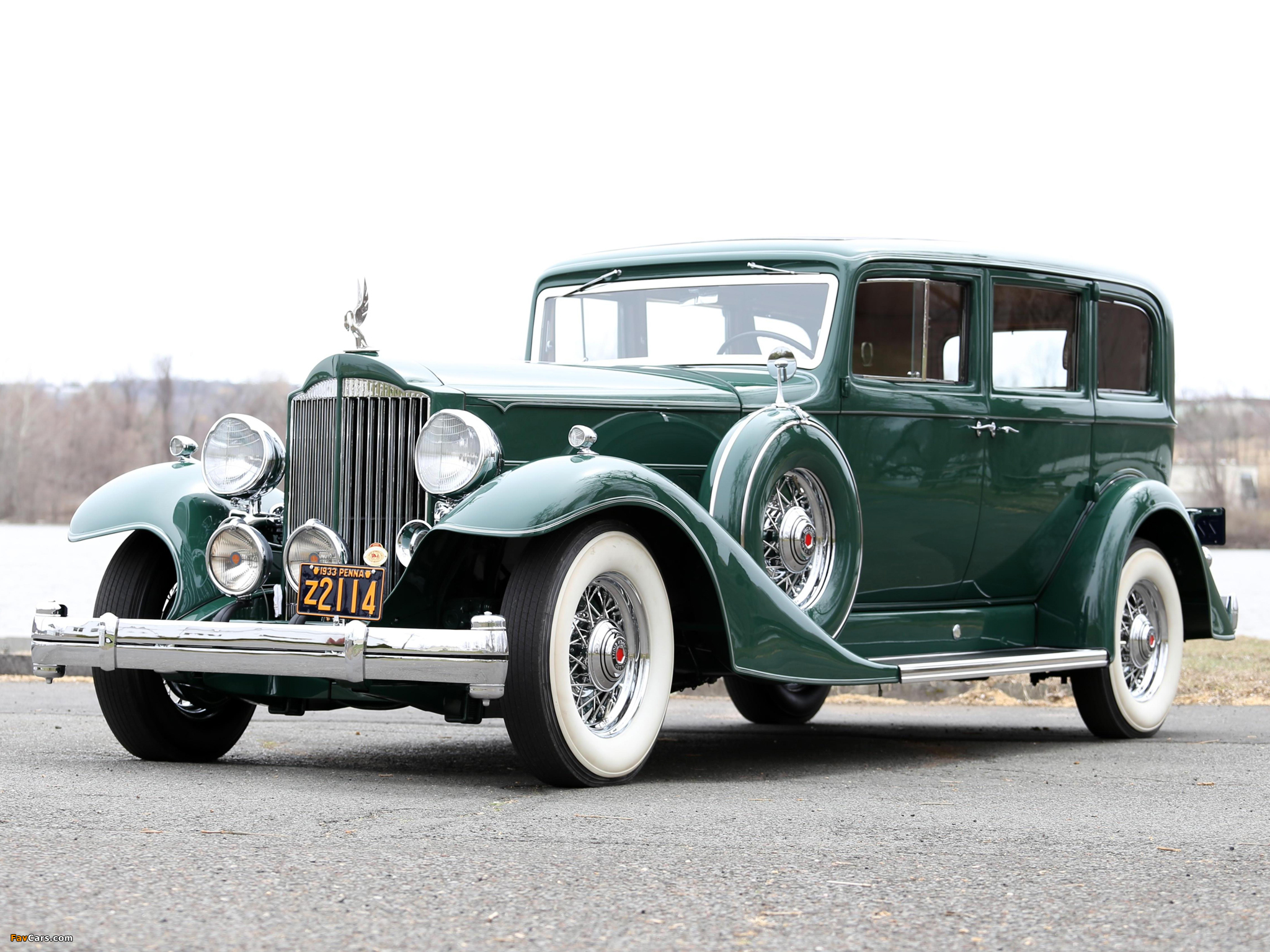 1933 Packard Super Eight 7-passenger Sedan (1004-654) 1933 wallpapers (2048 x 1536)