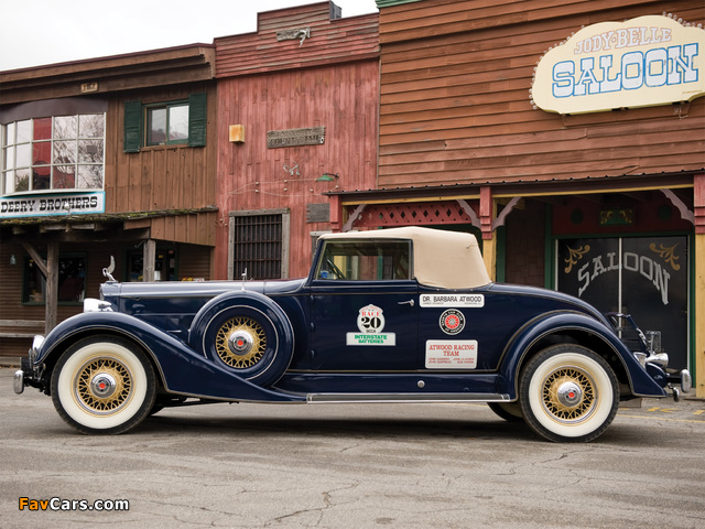 Packard Super Eight Coupe Roadster (1104-759) 1934 wallpapers (640 x 480)
