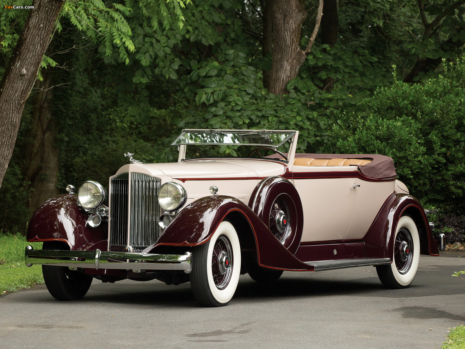 Packard Super Eight Convertible Victoria (1104-767) 1934 wallpapers (1600 x 1200)