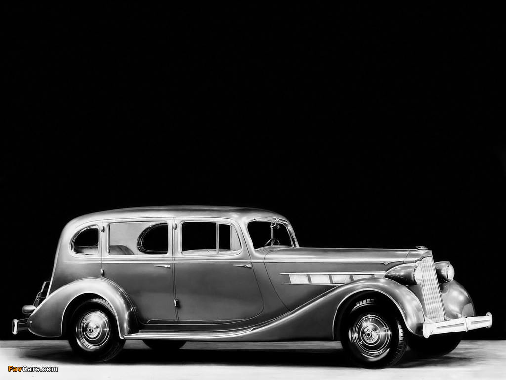 Packard Super Eight Sedan (1401) 1936 wallpapers (1024 x 768)