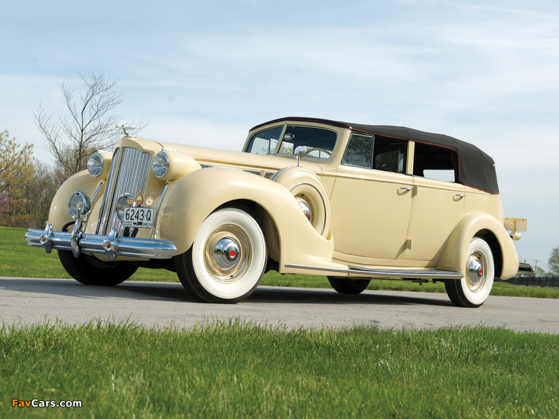 1938 Packard Super Eight Convertible Sedan (1605-1143) 1937–38 images (800 x 600)