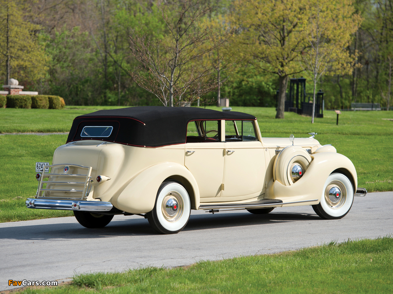 1938 Packard Super Eight Convertible Sedan (1605-1143) 1937–38 images (800 x 600)