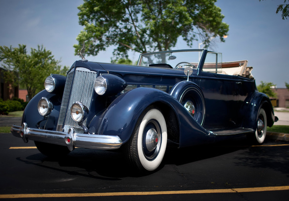 Packard Super Eight Convertible Victoria (1007) 1937 pictures