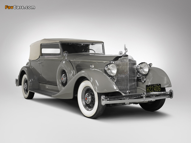 Packard Super Eight Convertible Victoria 1934 images (640 x 480)