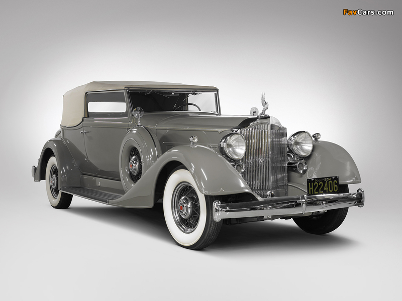 Packard Super Eight Convertible Victoria 1934 images (800 x 600)