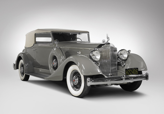 Packard Super Eight Convertible Victoria 1934 images