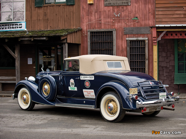 Packard Super Eight Coupe Roadster 1934 wallpapers (640 x 480)