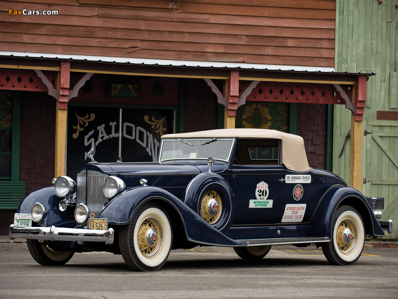 Photos of Packard Super Eight Coupe Roadster (1104-759) 1934 (800 x 600)