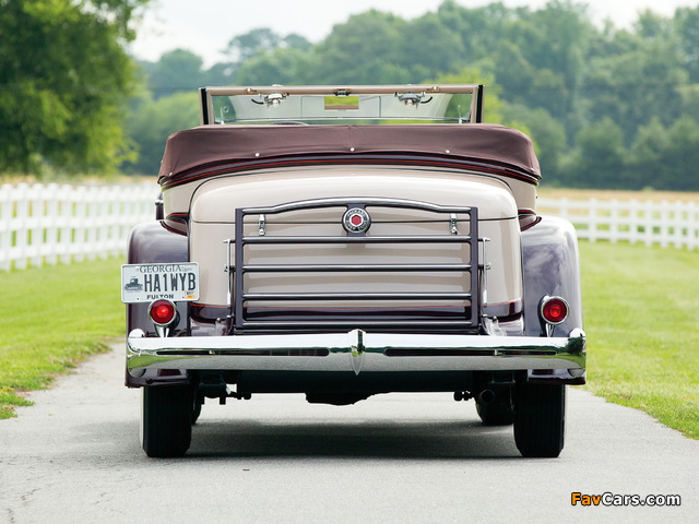 Photos of Packard Super Eight Convertible Victoria (1104-767) 1934 (640 x 480)