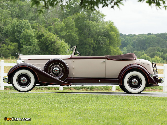 Pictures of Packard Super Eight Convertible Victoria (1104-767) 1934 (640 x 480)